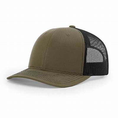 Richardson 112 Custom Leather Patch Trucker Hat